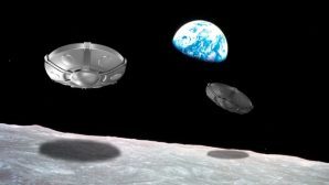 Черный НЛО с поверхности Луны посылает сигналы уфологам