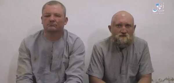 «ИГИЛ» опубликовало видео с мужчинами, назвавшими себя захваченными в плен россиянами