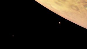 Новые фотографии Юпитера и его спутников опубликовало NASA