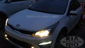 Опубликованы первые «живые» снимки нового Kia Rio X-line для РФ