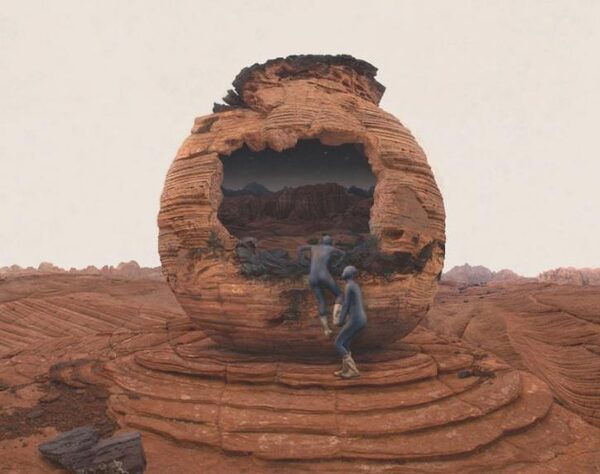 «Пещерная женщина» притаилась в двух кратерах Красной планеты – ученые