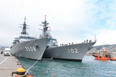 В порт Владивостока зашли военные корабли Японии