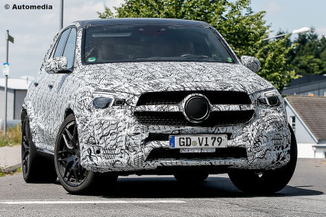 Обновлённый джип Mercedes-AMG GLE 63 2019 замечен на тестах?