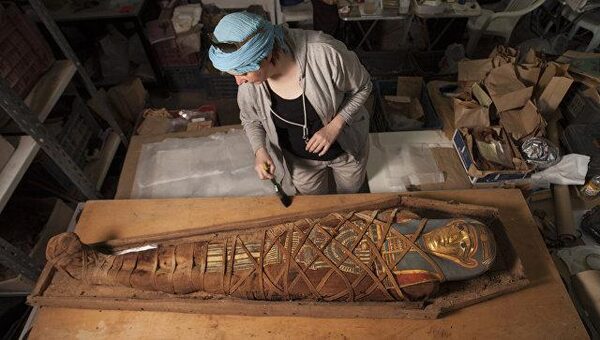 Российские археологи обнаружили в Египте необычную мумию