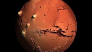 Уникальное видео NASA: последствия извержения вулкана на Марсе