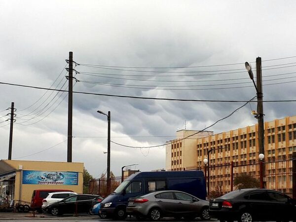 В Ставрополе замечено редкое природное явление – вымеобразные облака
