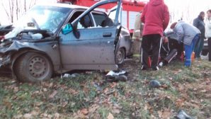 В жуткой аварии на трассе Липецк-Данков машины разбились всмятку, есть пострадавшие
