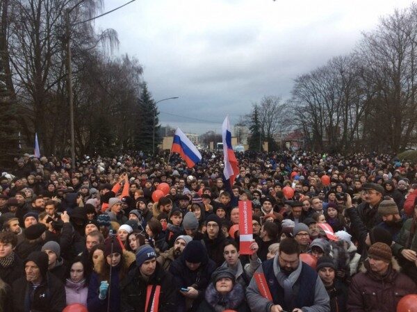 Мэрия Калининграда: На встречу с Навальным пришли 850 человек