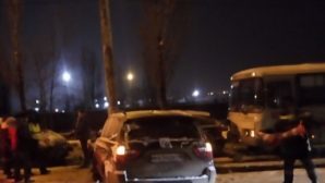 Автобус и пять автомобилей столкнулись в Липецке на улице Металлургов