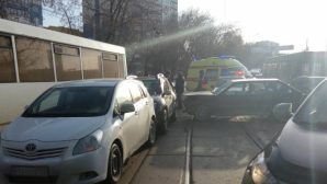 «Пьяное ДТП»в Перми: водитель ВАЗ-2114 протаранил шесть автомобилей