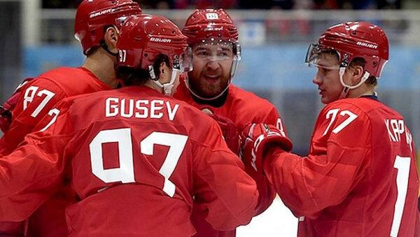 Хоккей, матч Россия - Норвегия завершился с разгромным счетом для скандинавов