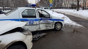 Под Иваново полицейская машина протаранила «Дэу» — пострадала женщина