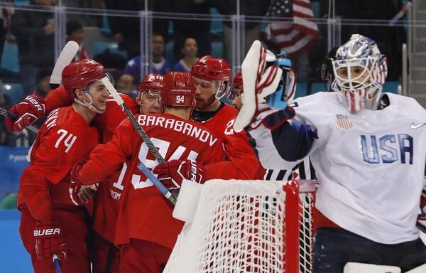 Россия разгромила сборную США на Олимпиаде в Пхенчхане