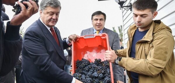 В АП отрицают, что Саакашвили вывезли на самолете Порошенко