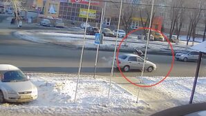 В Оренбурге автоледи сбила пешехода – женщину подбросило вверх