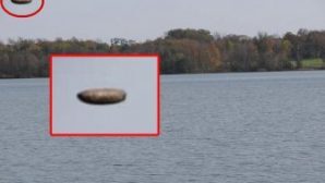 Загадочный торпедообразный НЛО? поймал в объектив рыбак из Огайо