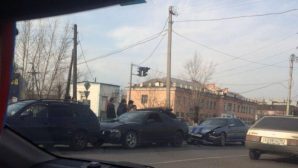Четыре авто столкнулись в массовом ДТП в Чите