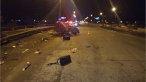 Молодой водитель погиб, врезавшись в опору моста в Череповце