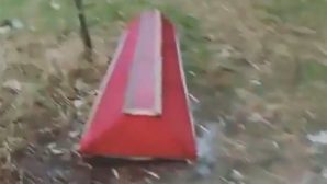 Пустой гроб без покойника на трассе «М4» под Ростовом шокирует водителей