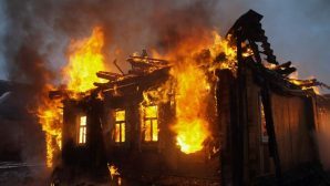 Страшный пожар в Хабаровске , погиб мужчина