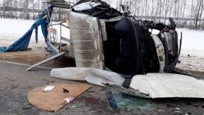 Жуткое ДТП на М6 в Тамбовской области — погиб водитель фуры, двое пострадали