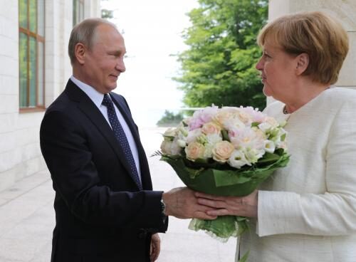 Bild: В Сочи Путин показал Меркель «кто в доме хозяин»