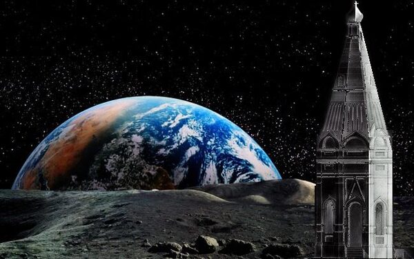 На обратной стороне Луны в кратере Клют покоится гигантский храм с древней атрибутикой – исследователи