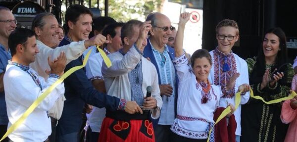 Трюдо посетил украинский фестиваль в Торонто 