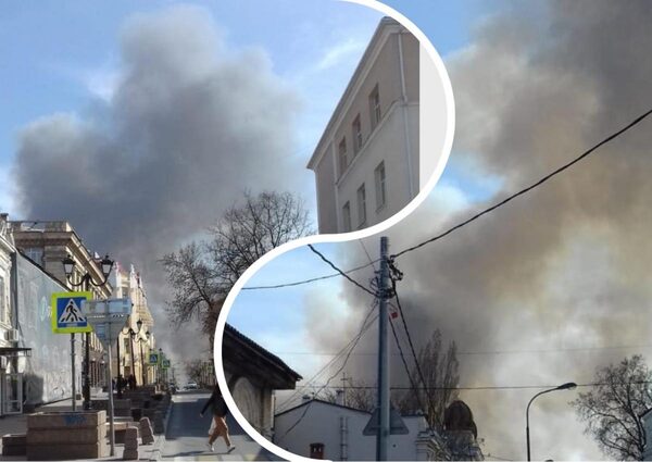 Ростов заволокло дымом от горящего камыша