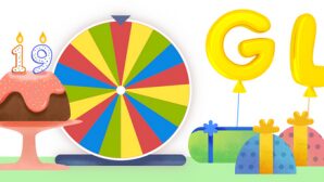 Google в честь своего 19-летия «запустил» праздничную рулетку