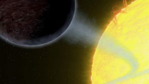 NASA: «Черная» экзопланета WASP-12b поглощает почти всю энергию своей звезды