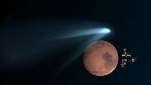 Ученые рассказали о финале встречи кометы, Марса и вспышки на Солнце