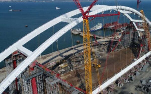 Крымский мост сегодня – новый поворот в строительстве (видео)