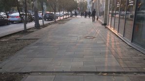 Ремонт тротуара на Б. Садовой в Ростове завершат до конца ноября