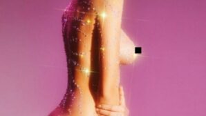 Девушка Тимати показала обнаженную грудь в модной фотосессии