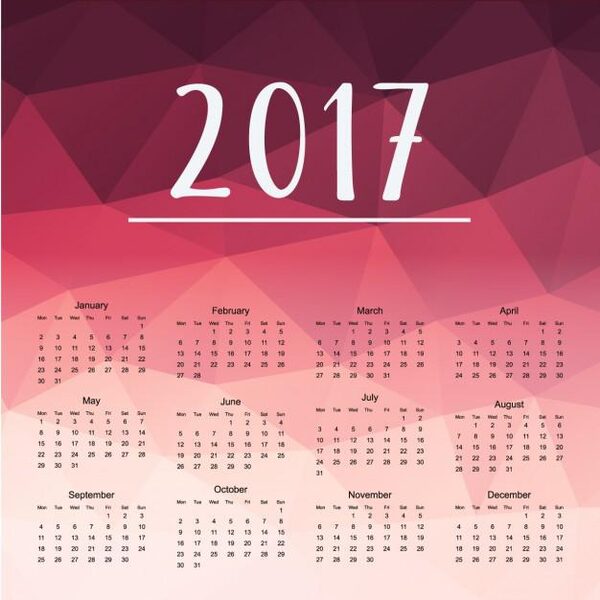 Производственный календарь на декабрь 2017 в России