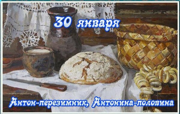 Антон Перезимник, Антонина-половина 30 января 2018 года: что это за праздник и как его отмечают, приметы этого дня, традиции, обряды, история