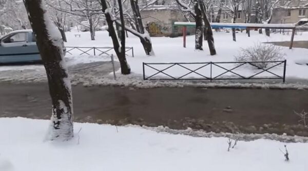 В Ставрополе район Ботаники залило мощным потоком воды