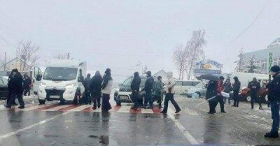 На Украине заблокировано движение на границе с Польшей