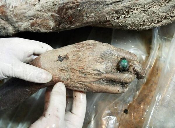 Китайские рабочие откопали жуткую мумию, забальзамированную необычным способом