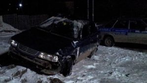 Молодая автоледи пострадала, протаранив сугроб В Вытегре