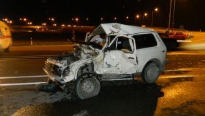 Пьяный водитель КамАЗа влетел в «Ниву» в Няндоме: пострадал водитель