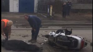 В Астрахани «Газель» раздавила мотоцикл: байкер госпитализирован