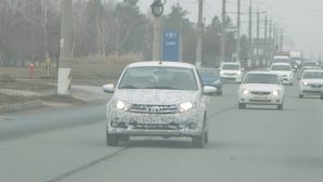 На дорогах Тольятти вновь заметили обновлённый седан LADA Granta