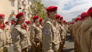 В Южно-Курильске принял присягу молодой юнармейский отряд