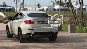В Ростове автоледи на BMW заехала на территорию левобережного парка
