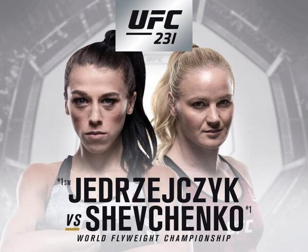 Джоанна Енджейчик и Валентина Шевченко сразятся за титул на UFC 231