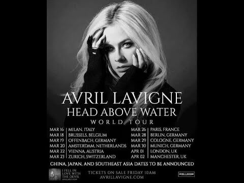 Аврил Лавин повезет свой альбом «Head Above Water» в Европу
