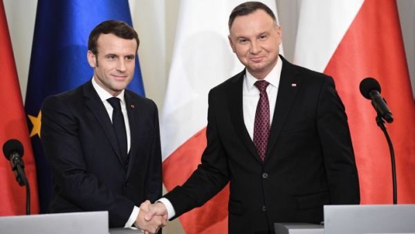 Макрон: Не в интересах Польши накапливание конфликтов с Россией