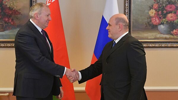 Главы правительств Белоруссии и России обсудили интеграцию